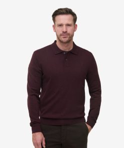 Fudge Brown Heather Harvey Poloshirt