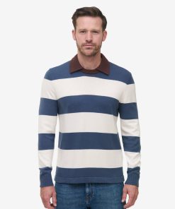 Vintage Indigo Jack Knitted Rugby Jumper