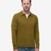 Fir Green Noah Quarter-Zip Poloshirt
