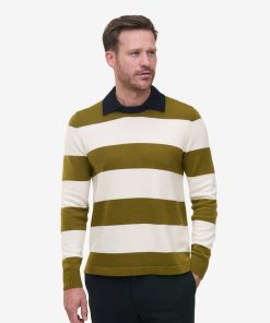 Fir Green Jack Knitted Rugby Jumper
