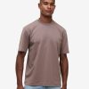 Iron Taupe Moon Interlock T-shirt