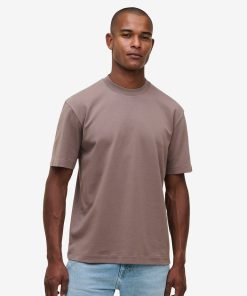 Iron Taupe Moon Interlock T-shirt