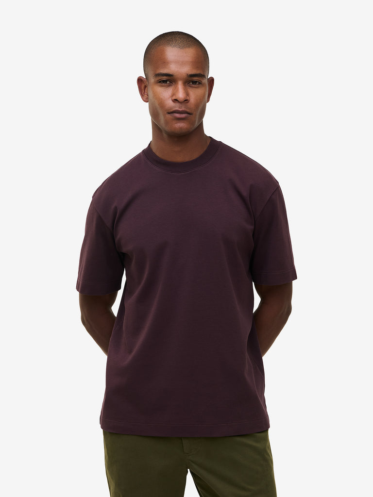 Fudge Brown Moon Interlock T-shirt