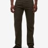 Brown Carlin Straight Fit Denim