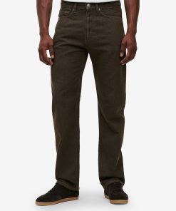 Brown Carlin Straight Fit Denim