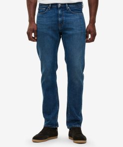 Dark Blue Yamane Tapered Jeans