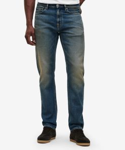 Vintage Blue Tint Yamane Tapered Jeans
