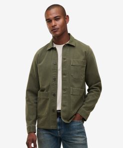 Dark Olive Worker Jacket