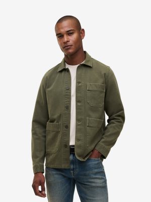 Dark Olive Worker Jacket